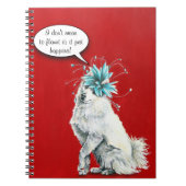 Carnet Whimsical Fancy White Chien (Devant)