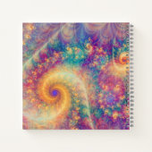 Carnet Whimsical Fantasy Abstract Fractal Vortex Art (Dos)