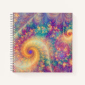 Carnet Whimsical Fantasy Abstract Fractal Vortex Art (Devant)