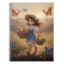 Whimsical Girl Notebook
