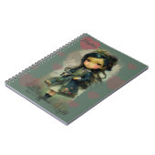 Carnet Whimsical Kawaii Fairy Tale Girl (Côté gauche)