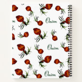 Carnet Whimsical Onion Pattern Notebook (Dos)