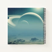 Carnet Whimsical Planets Space Dreamscape Personalised (Dos)