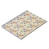 Carnet Whimsical Wildflower Seamless Pattern (Côté gauche)