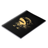 Carnet Whimsigoth Cyborg Shark Art Vintage Design (Côté gauche)