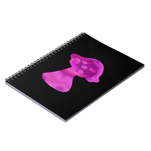 Carnet Whimsigoth Zen Motif Champignons (Côté gauche)