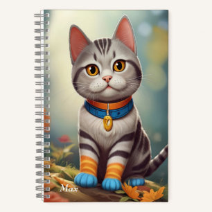 Carnet Whimsland Amérique Woodland Shorthair Cat