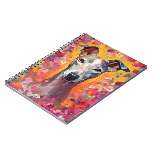 Carnet Whippet coloré (Côté gauche)