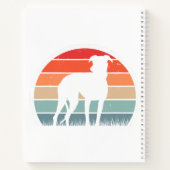 Carnet Whippet Greyhound | Cadeau de vue (Dos)