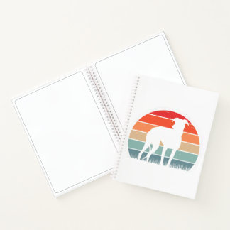 Carnet Whippet Greyhound | Cadeau de vue