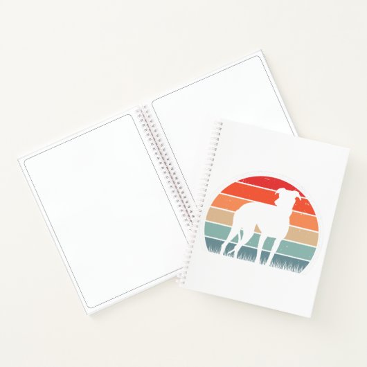 Carnet Whippet Greyhound | Cadeau de vue (Intérieur)
