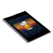 Carnet Whiskey Bourbon entre dans la sagesse sort (Côté Droit)