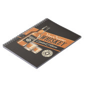 Carnet Whiskey Liquor Bottle Western Bar (Côté gauche)