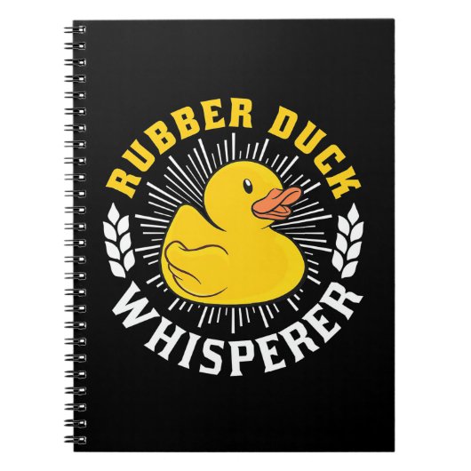 Carnet Whisperer de canard en caoutchouc (Devant)