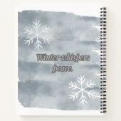 Carnet Whispers d'hiver (Dos)