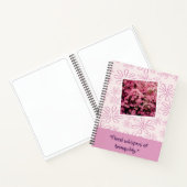 Carnet Whispers floraux de tranquillité - Fleur rose (Intérieur)