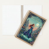 Carnet Whispers of the Moon's Daughter Floral Fantasy (À l'intérieur)