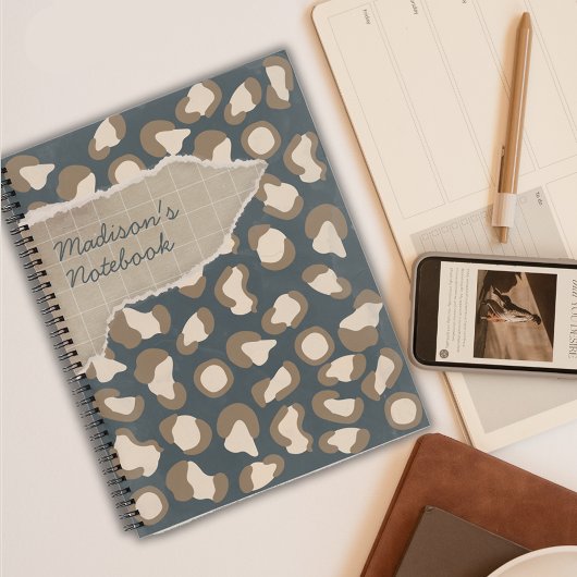 Carnet Whispers of the Wild Vintage Panther inspiré