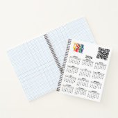 Carnet White 2026 Calendrier Business Logo Code QR (Intérieur)