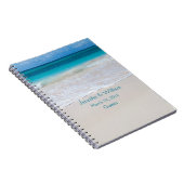 Carnet White Beach Wedding Invité Connexion (Côté Droit)