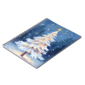 Carnet White Christmas Tree Winter Snow (Côté gauche)
