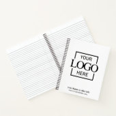 Carnet White Corporate Company Business Logo Promotional (Intérieur)