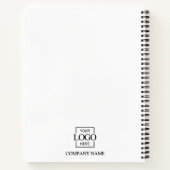 Carnet White Custom Business Logo Promotional Branding (Dos)
