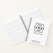 Carnet White Custom Business Logo Promotional Branding (Intérieur)
