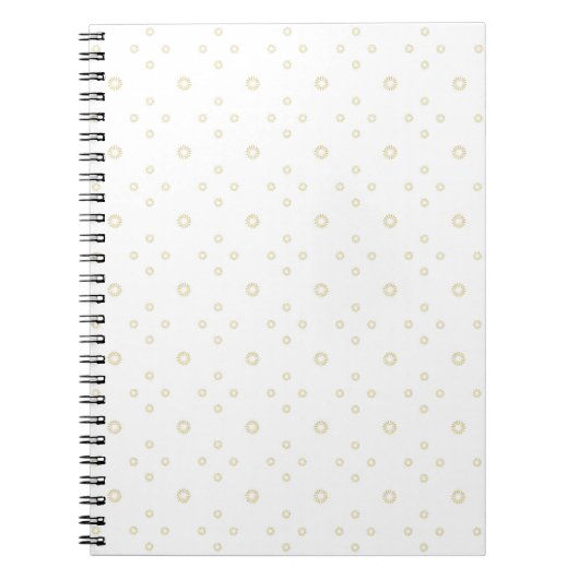 Carnet White | Golden Zinnia Sun (Devant)