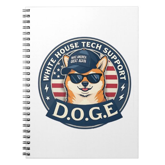 Carnet White House Tech Support Doge (Devant)