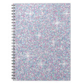 Carnet White iridescent brillant (Devant)