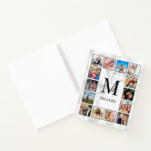 Carnet White Marble Stone Pattern (Intérieur)