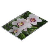Carnet White Orchids Beautiful Tropical Flowers (Côté gauche)