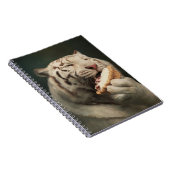 Carnet White Tiger Pie Notes – Elegant Notebook (Côté Droit)