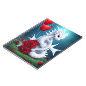 Carnet White Valentine Love Dragon (Côté gauche)