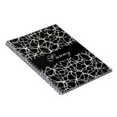 Carnet White Web Texture + votre bachgr. & idées (Côté Droit)
