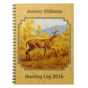 Carnet Whitetail Deer Golden Aspen Woods