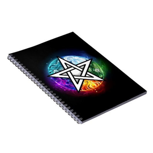 Carnet Wiccan pentagram (Côté Droit)