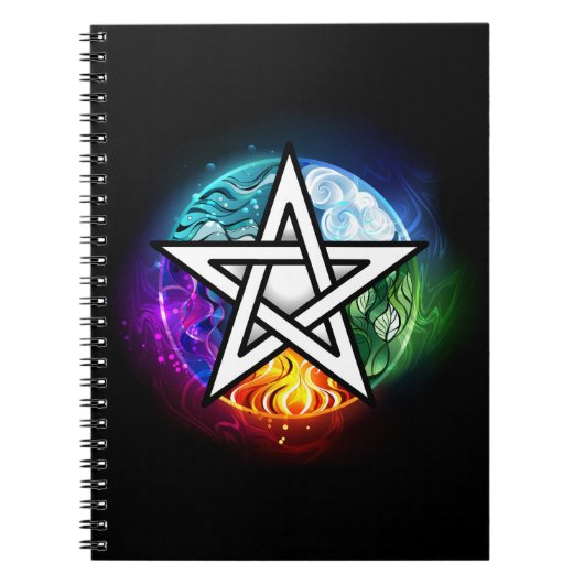 Carnet Wiccan pentagram (Devant)