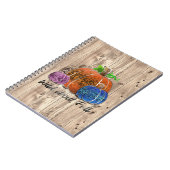 Carnet Wild About Fall Empreintes de léopard Citrouilles (Côté gauche)