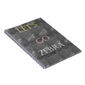 Carnet Wild and Free Let's Go ! : Un voyage de Zebra (Côté Droit)