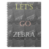 Carnet Wild and Free Let's Go ! : Un voyage de Zebra (Devant)