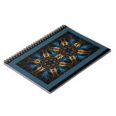 Carnet Wild Blue & Gold Design Journal (Côté gauche)