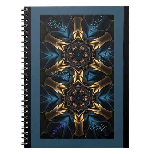 Carnet Wild Blue & Gold Design Journal (Devant)