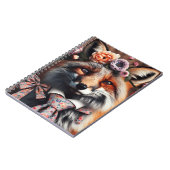 Carnet Wild fox wearing a tie cute  (Côté gauche)