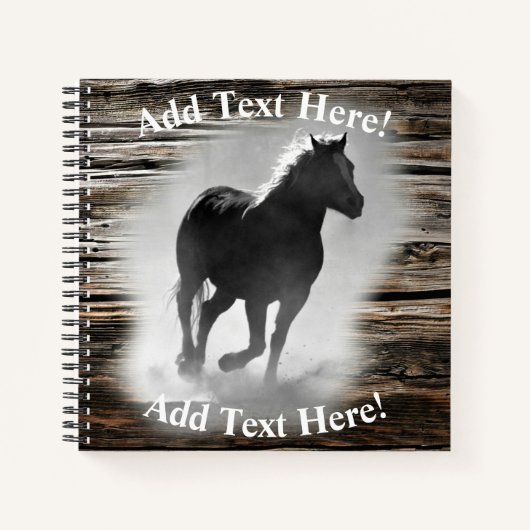 Carnet Wild Horse Galloping (Devant)