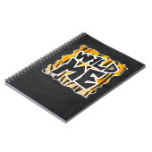 Carnet Wild Me Tiger orange et noir (Côté gauche)