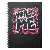 Carnet Wild Me Vache rose et blanc (Devant)