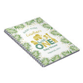 Carnet Wild One Gold Safari Baby shower Guest Book (Côté Droit)