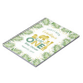 Carnet Wild One Gold Safari Baby shower Guest Book (Côté gauche)